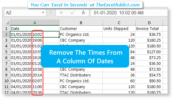 How To Remove Numbers From A Column In Excel