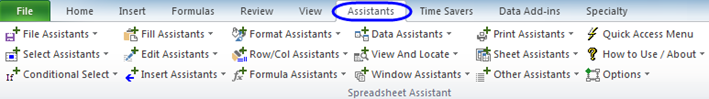 Add more than 200 time-saving features to Microsoft Excel with Spreadsheet Assistant