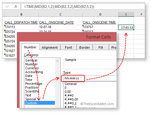 Apply Time Format in Microsoft Excel 2007 2010 2013 2016 2019 365