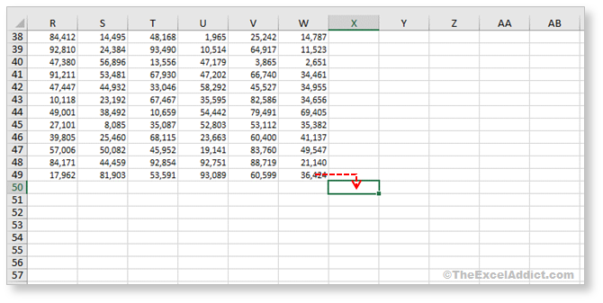 Find Last Used Cell in Microsoft Excel 2007 2010 2013 2016 2019 365