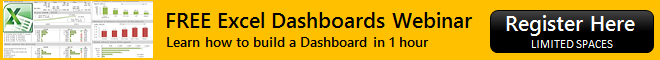 Learn how to build an Excel Dashboard in 1 hour