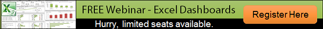 Mynda's FREE Excel Dashboards Webinar