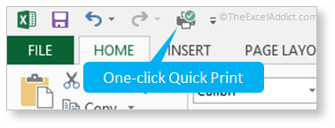 Quick Print Worksheet in Microsoft Excel 2007 2010 2013 2016 2019 365