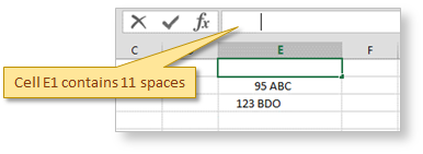 Remove Multiple Blank Spaces in Microsoft Excel 2007 2010 2013 2016 365