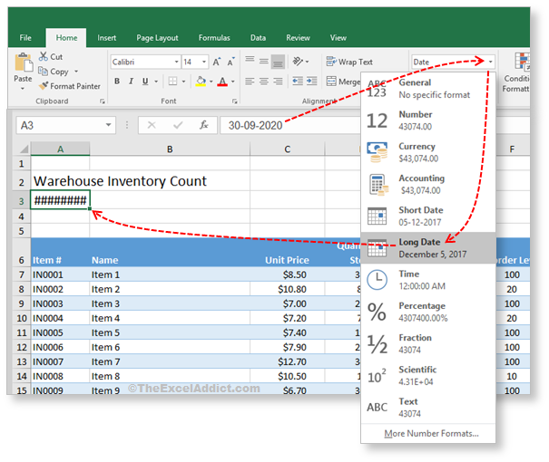 Span Date Across Multiple Columns in Microsoft Excel 2007 2010 2013 2016 365